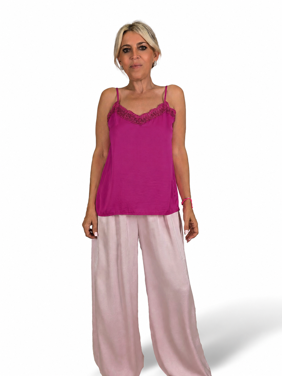 Dessous-Top mit Guipure-Ausschnitt