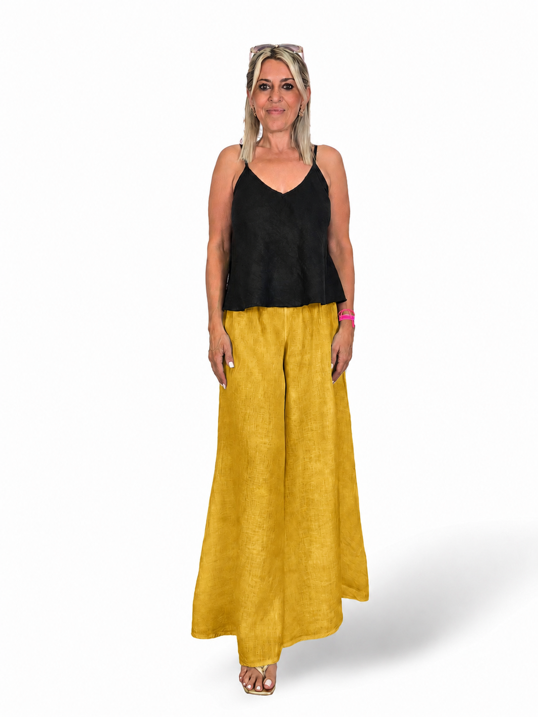 PANTALON LINO PALAZZO