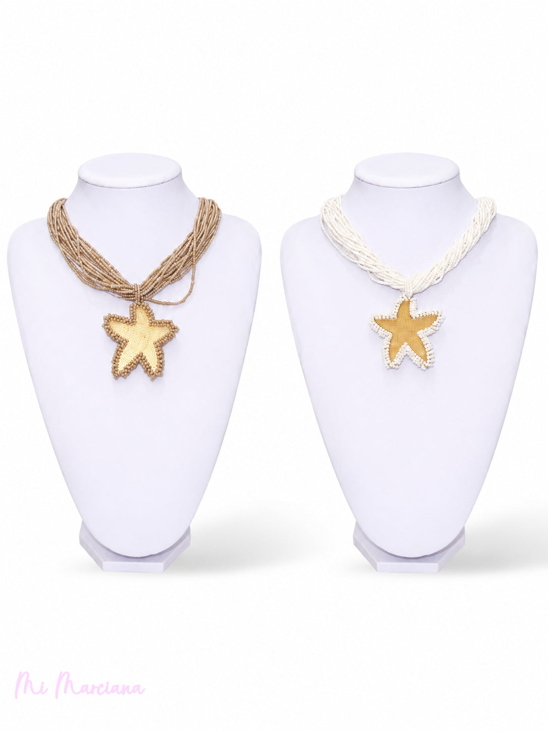 COLLAR ESTRELLA BOLITAS