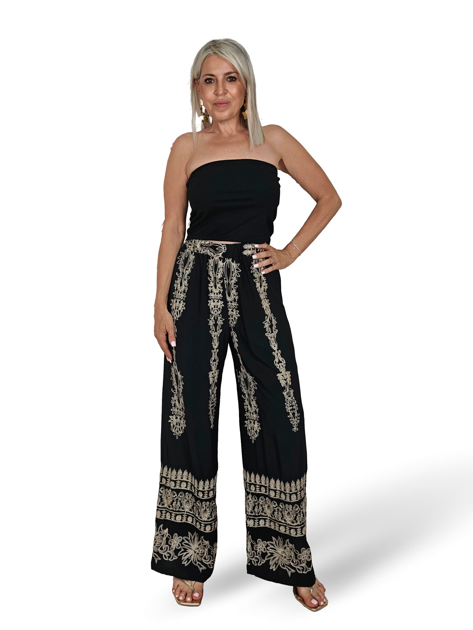 Thailändische bestickte Hosen