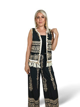 CHALECO BORDADO THAI