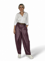 PANTALONI URBAN IN PELLE INCROCIATA