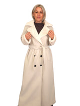 CAPPOTTO IN PANNO DI PELLICCIA