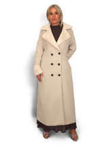 CAPPOTTO IN PANNO DI PELLICCIA