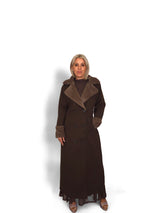 CAPPOTTO IN PANNO DI PELLICCIA