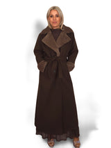 CAPPOTTO IN PANNO DI PELLICCIA