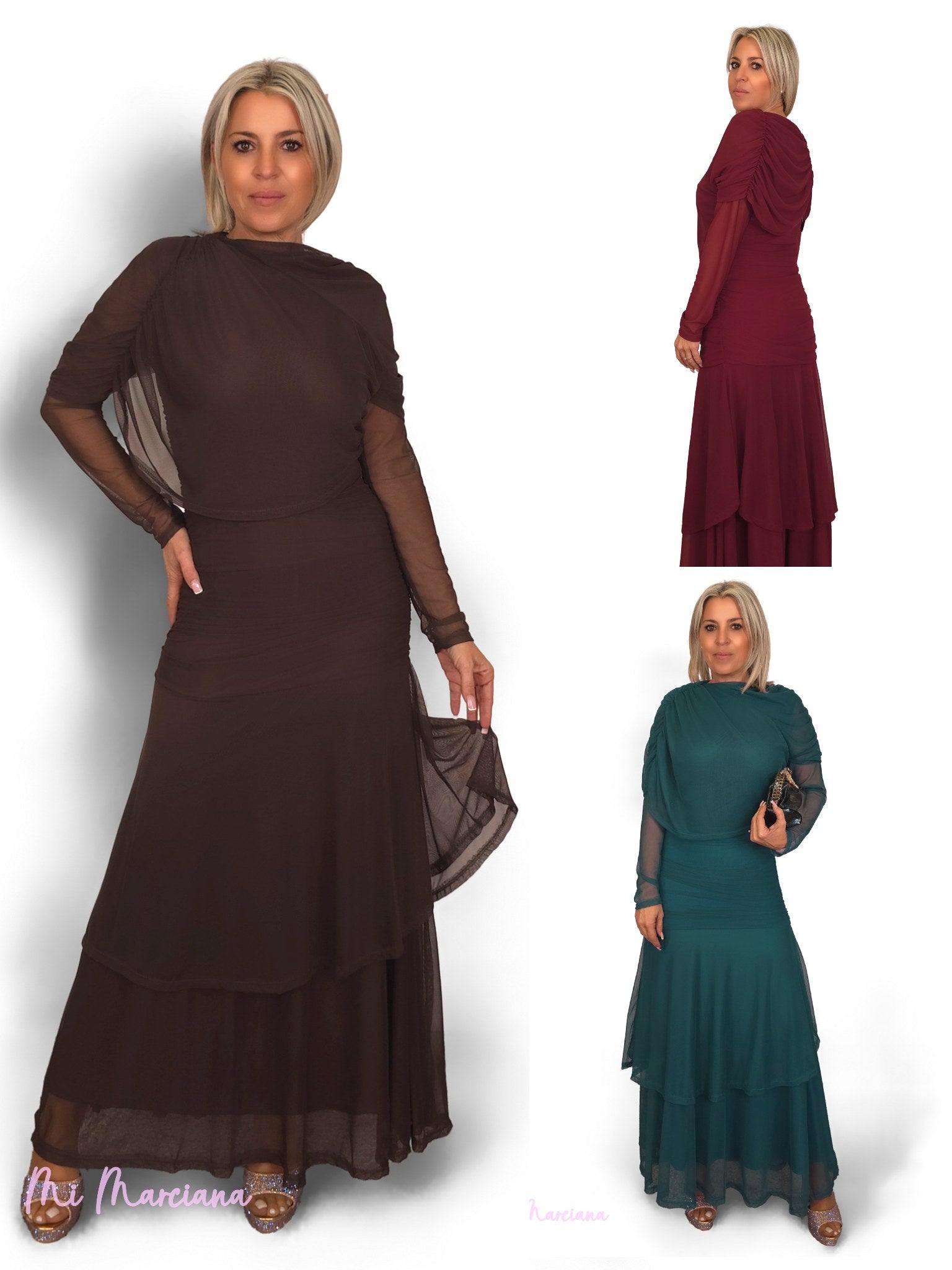 VESTIDO CAPA DE TULE