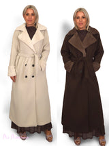 CAPPOTTO IN PANNO DI PELLICCIA