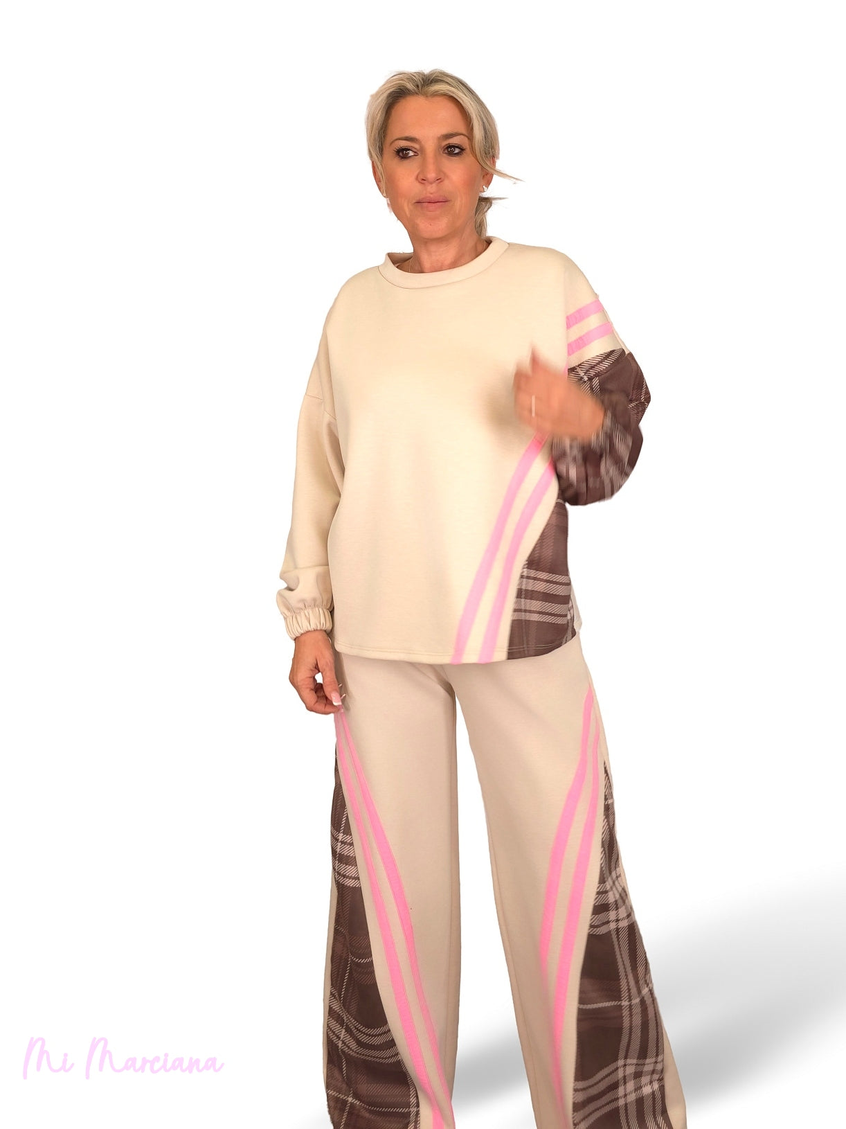 CHANDAL COMBINADO CUADROS ANTELINA