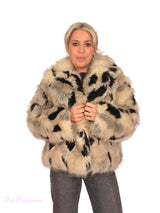 CHAQUETA PELO COW PRINT