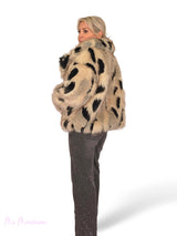 CHAQUETA PELO COW PRINT