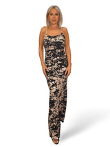 VESTIDO LARGO LENTEJUELAS TERCIOPELO JOT