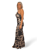 VESTIDO LARGO LENTEJUELAS TERCIOPELO JOT