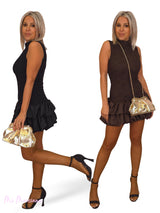 VESTIDO CORTO ENCAJE GLOBO