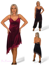 TOP VESTIDO LENCERO TERCIOPELO ESCOTE ESPALDA