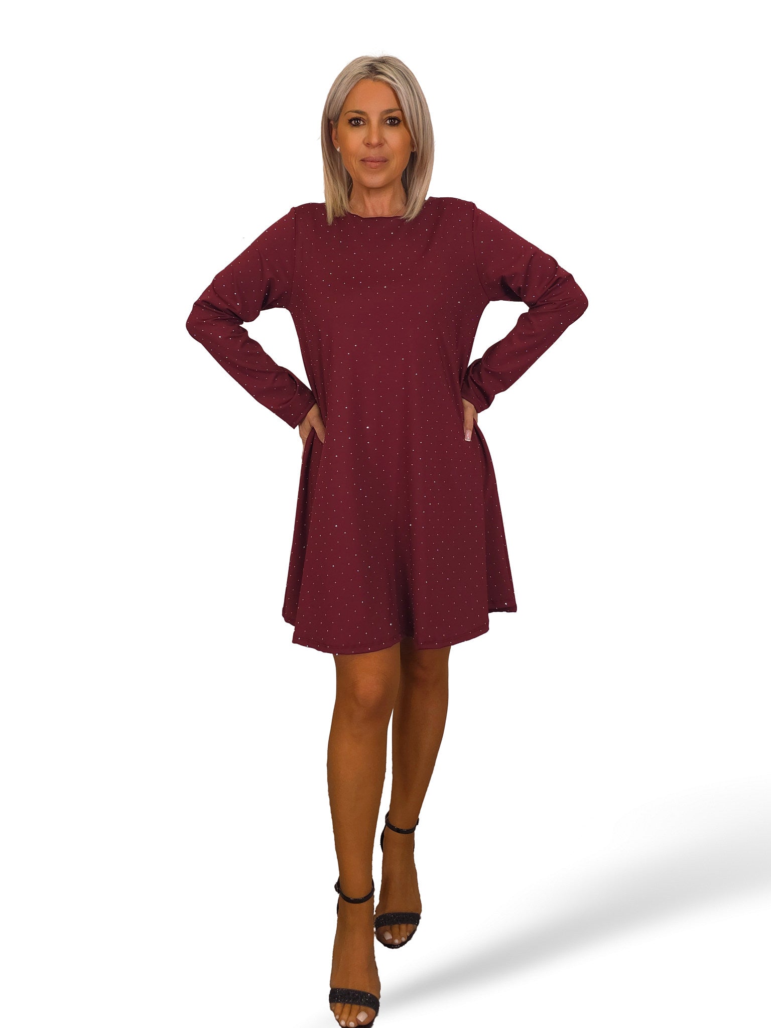 VESTIDO LICRA STRASS