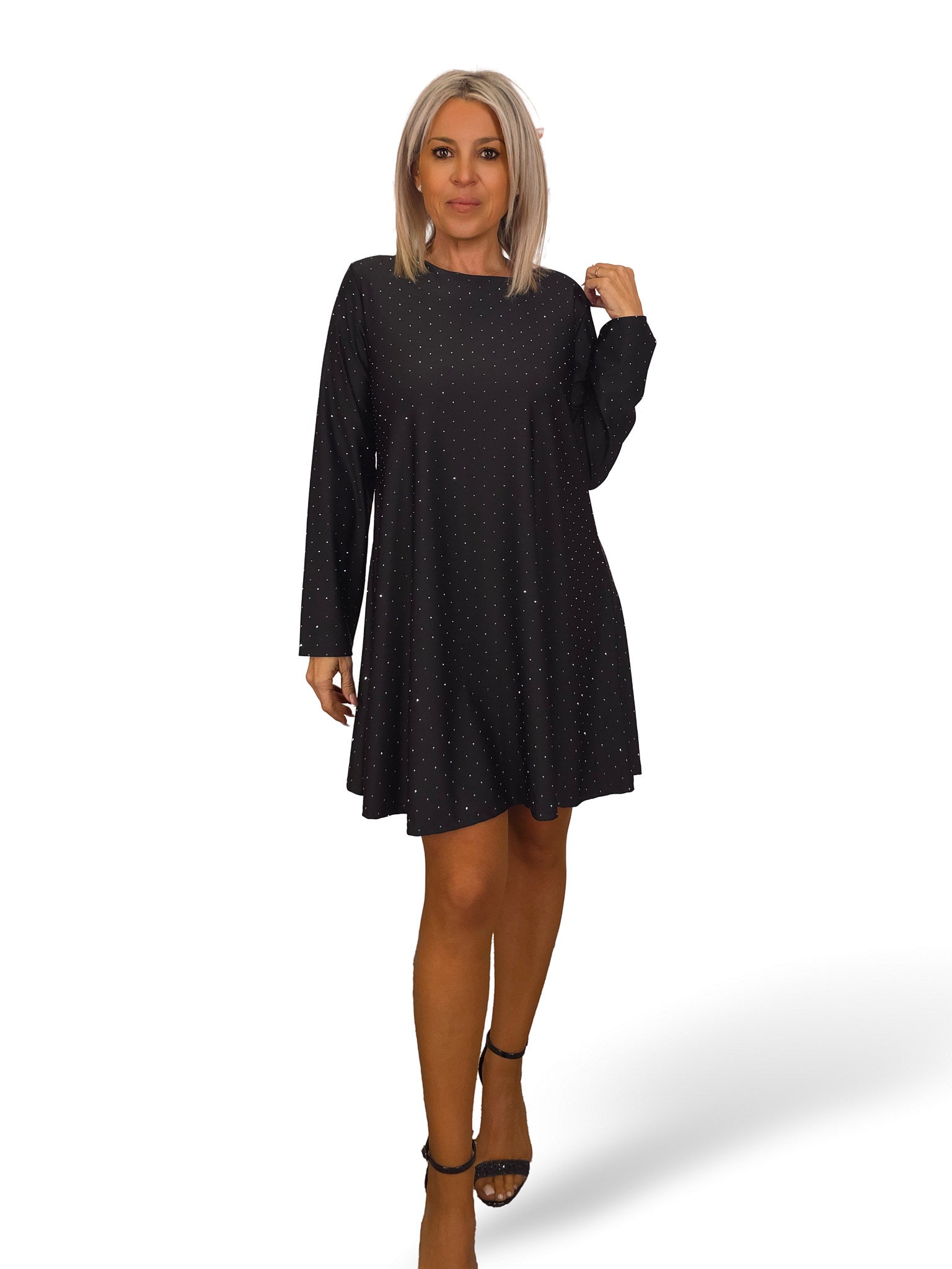 VESTIDO LICRA STRASS