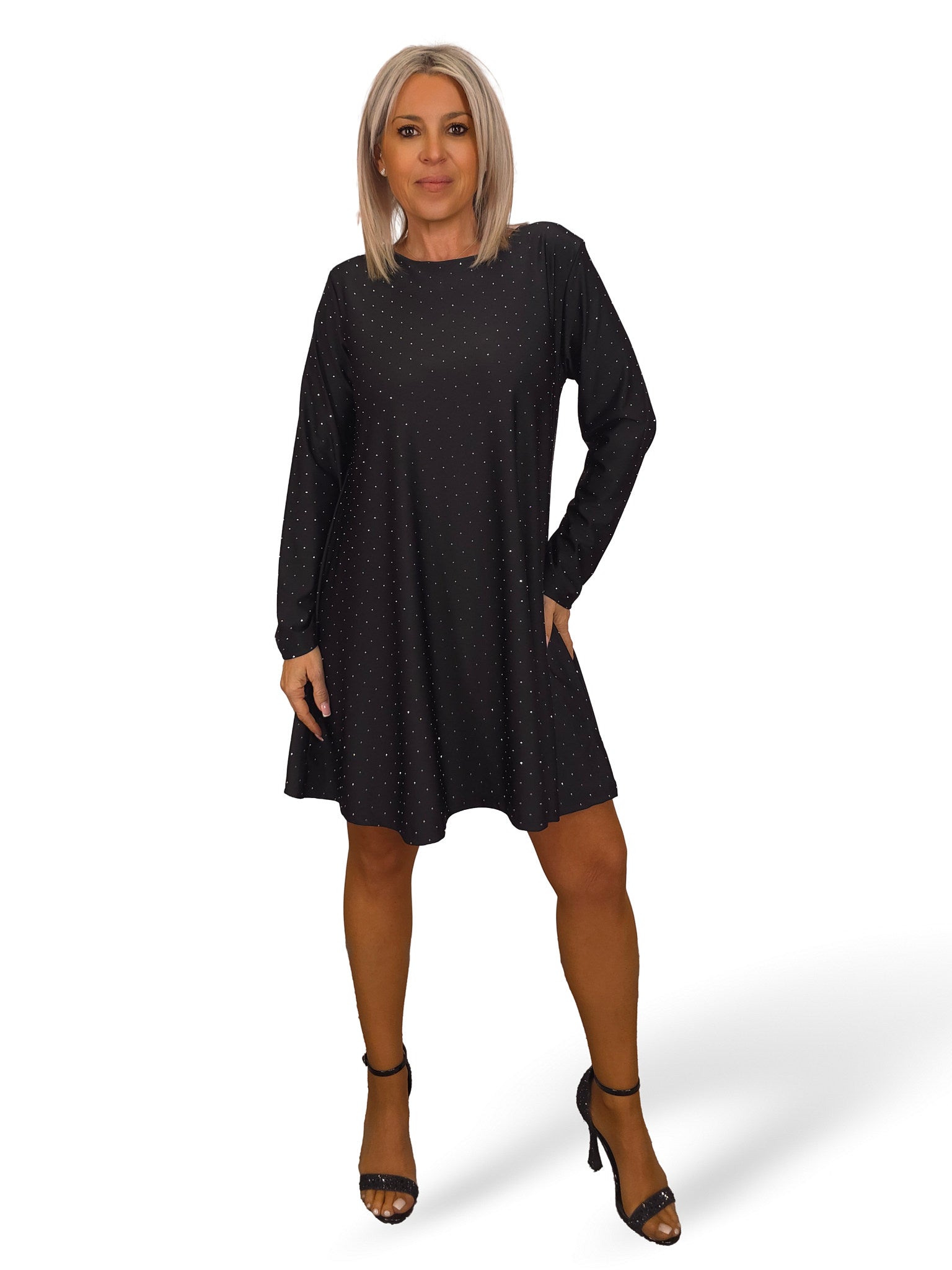 VESTIDO LICRA STRASS