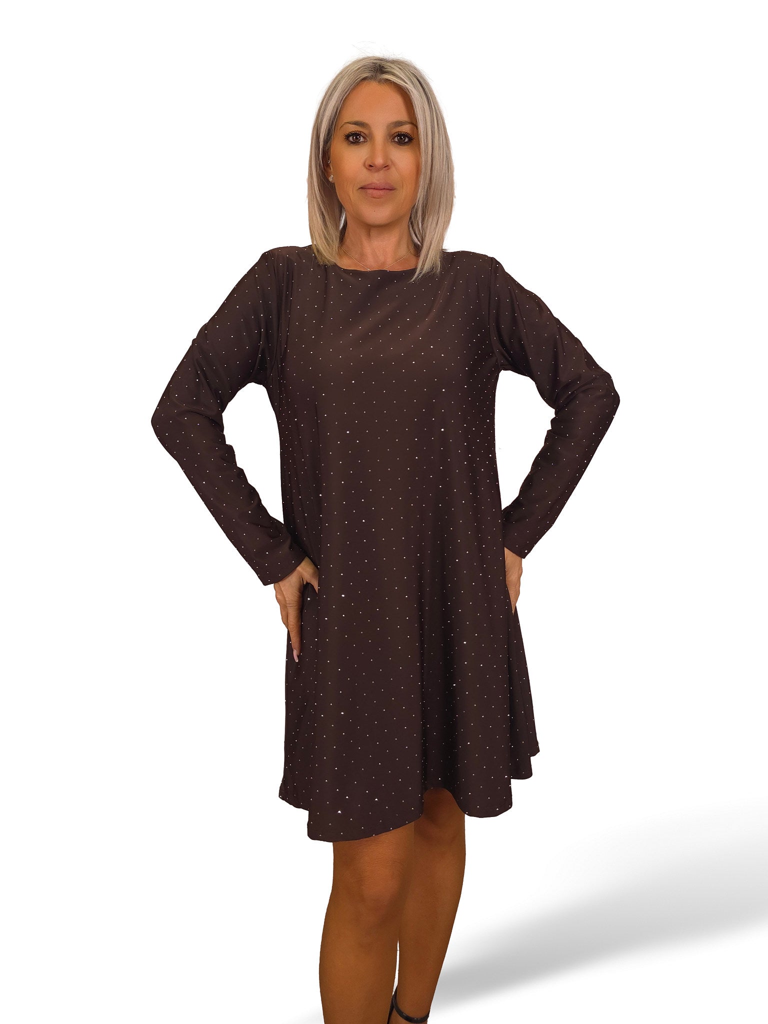 VESTIDO LICRA STRASS