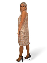 VESTIDO CORTO TUL LENTEJUELAS