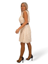 VESTIDO CORTO HILO TERCIOPELO LENTEJUELAS