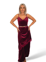 PANTALÓN ALADIN TERCIOPELO ENCAJE