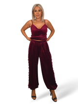 PANTALÓN ALADIN TERCIOPELO ENCAJE