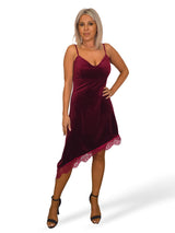 TOP VESTIDO LENCERO TERCIOPELO ESCOTE ESPALDA