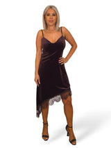 TOP VESTIDO LENCERO TERCIOPELO ESCOTE ESPALDA