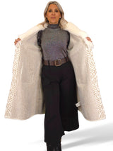 ABRIGO PUNTO CUELLO BOLSILLOS PIEL ECOLÓGICA JOT