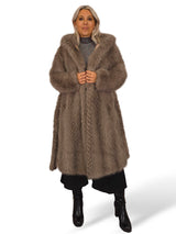 ABRIGO PELO CAPUCHA ESPIGA