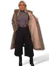 ABRIGO PELO CAPUCHA ESPIGA