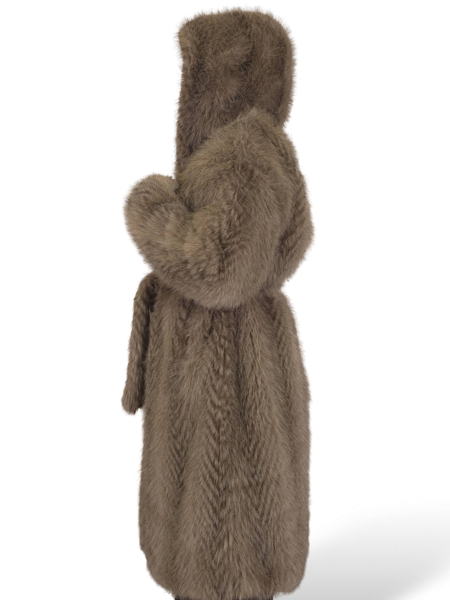 ABRIGO PELO CAPUCHA ESPIGA