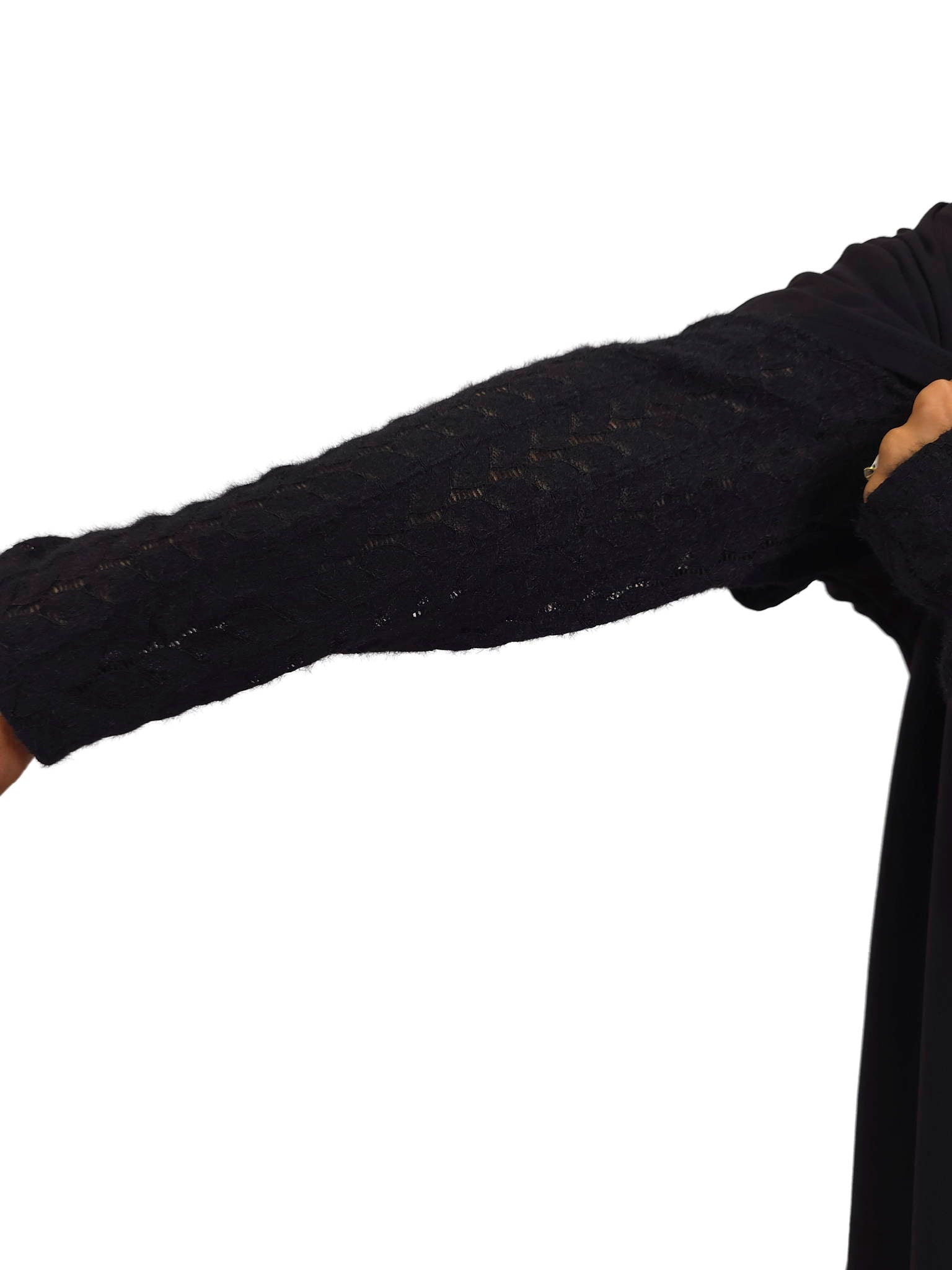 VESTIDO JOT T-SHIRT COM MALHA ESPINHA DE PEIXE