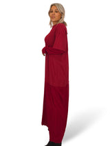 VESTIDO JOT T-SHIRT COM MALHA ESPINHA DE PEIXE