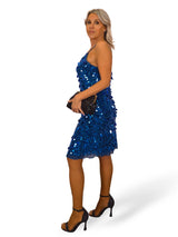 VESTIDO LENTEJUELAS AZUL JOT