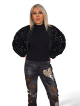 BOMBER TERCIOPELO LENTEJUELAS JOT