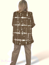 MAXI BLAZER FELPA METALIZADA JOT