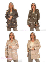MAXI BLAZER FELPA METALIZADA JOT