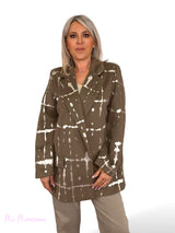 MAXI BLAZER FELPA METALIZADA JOT