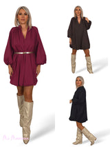 VESTIDO CORTO GLOBO JOT