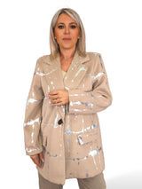 MAXI BLAZER FELPA METALIZADA JOT