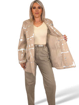 MAXI BLAZER FELPA METALIZADA JOT