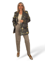 MAXI BLAZER FELPA METALIZADA JOT