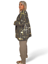 MAXI BLAZER FELPA METALIZADA JOT