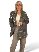 MAXI BLAZER FELPA METALIZADA JOT