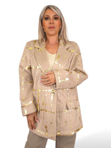 MAXI BLAZER FELPA METALIZADA JOT