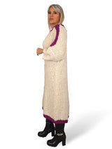 VESTIDO PUNTO GORDO BICOLOR JOT