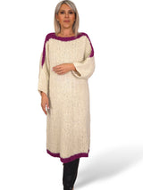 VESTIDO PUNTO GORDO BICOLOR JOT