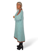 VESTIDO PUNTO GORDO BICOLOR JOT